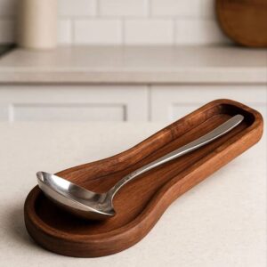 Premium Wooden Spoon Rest